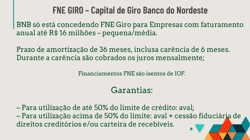 Incentivos Fiscais e Financiamentos Indústria Sertão Pernambucano